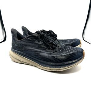 Hoka Clifton 9 Running Shoes Men’s Size 10.5 D Black Varsity Navy 1127895 BYN